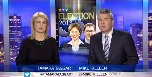 Click on picture for CTV BC report on BC NDP's widening lead in BC provincial election