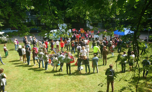 Team Jean Campaign Launch photos, taken at The Crescent, in Vancouver's wealthy Shaughnessy neighbourhood, on Saturday afternoon, June 9th, 2018