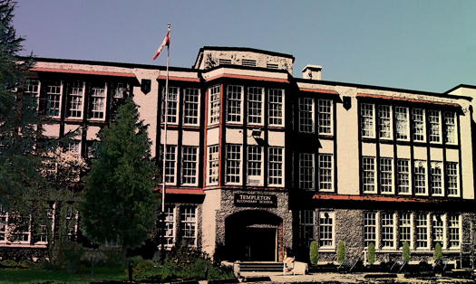 Templeton Secondary School in Vancouver circa 1963
