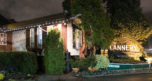 The Cannery Restaurant, along Vancouver's waterfront, in its glory days