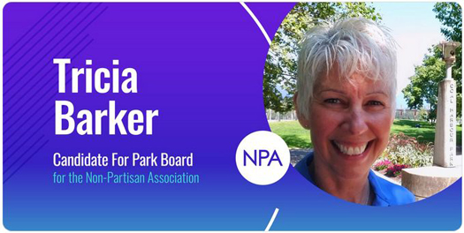 Tricia Barker, NPA candidate for Vancouver Park Board 