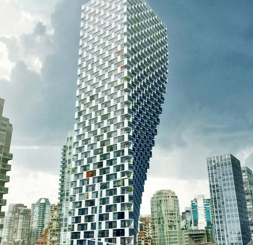 Vancouver House, a Bjarke Ingels condominium project for Westbank Corp