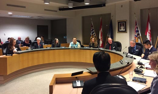 Vancouver School Board inaugural meeting, before Janet Fraser was elected as Chairperson
