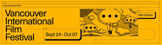 The 2020, 39th annual Vancouver International Film Festival logo