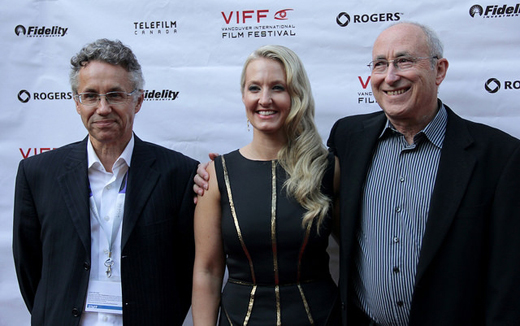 VIFF's Alan Franey and Jacqueline Dupuis, with VIFF co-founder, Leonard Schein