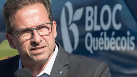 Yves Francois Blanchet, leader of the Bloc Quebecois