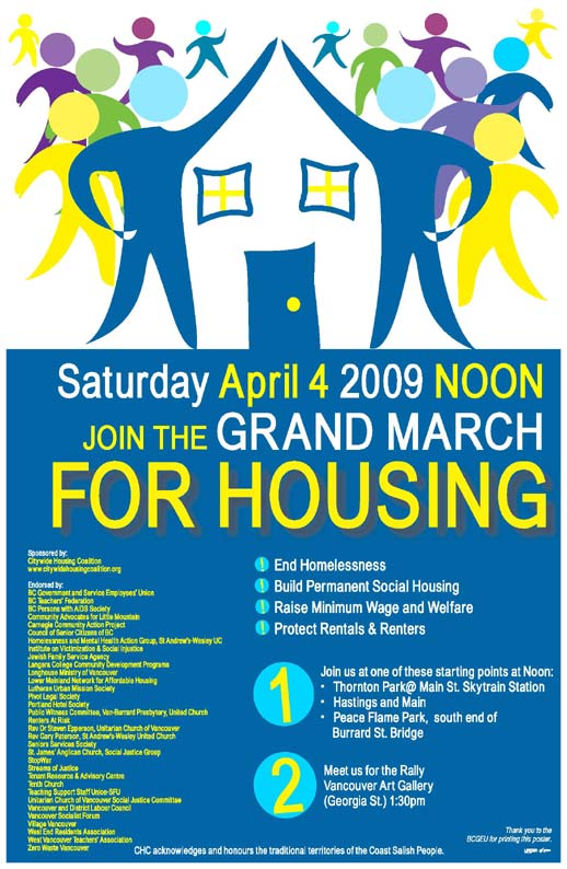 GRAND MARCH FOR HOUSING