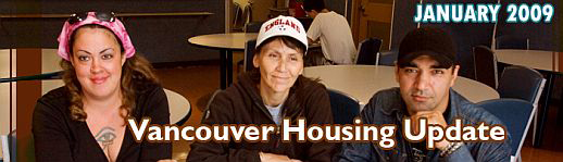 VANCOUVER HOUSING UPDATE JANUARY 2009